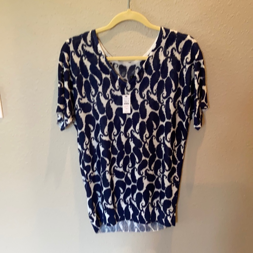 NWT Talbots beautiful top!